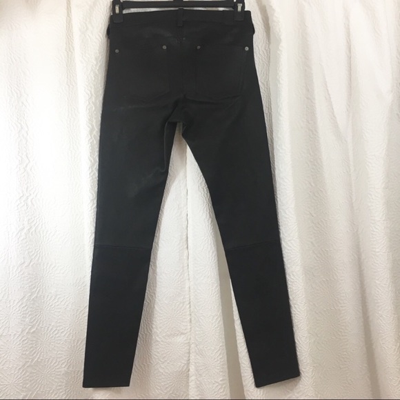 Ralph Lauren lambskin leather skinny pants - Picture 5 of 7